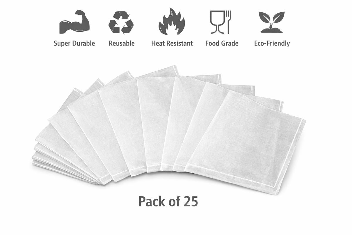Nylon Filter Bags - 160 Micron - Pack of 25 - Industrial Extraction & Filtration - High-Efficiency - Pressdeals